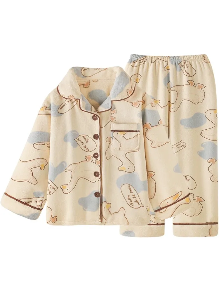 Duck Fleece Pajamas