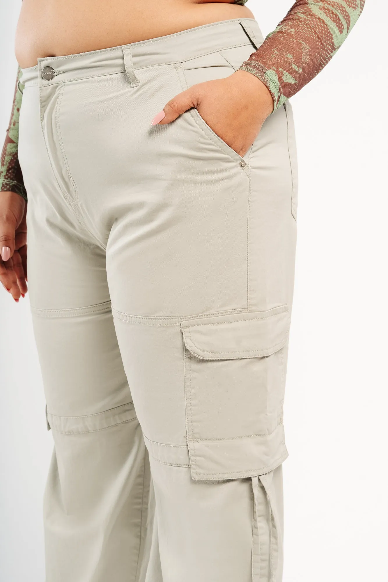 Earthy Green Cargo Pants