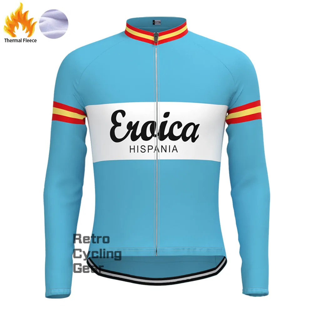 Eroica Fleece Retro Long Cycling Kits