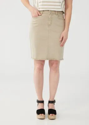 FDJ Denim Pencil Skirt - Bay Leaf