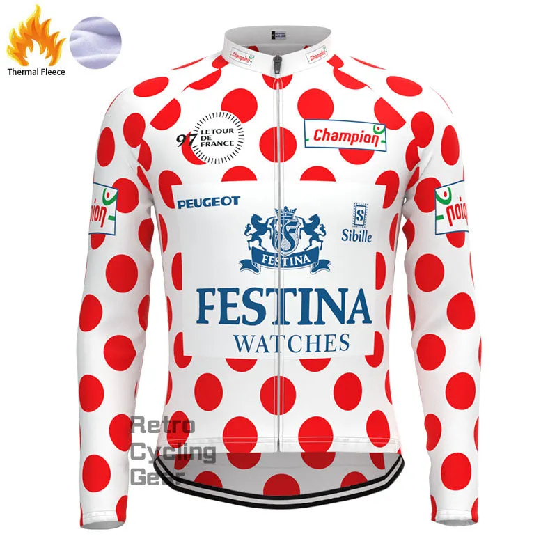 FESTINA Fleece Retro Cycling Kits