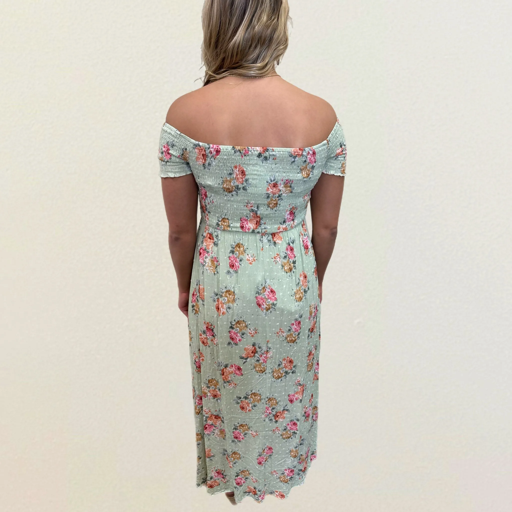 Floral Smocked Maxi Dress