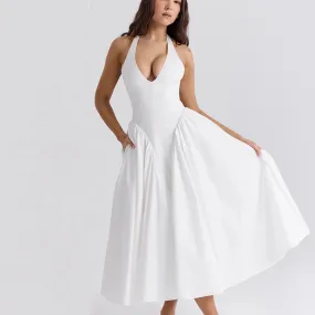 Halter Dress Perfect for Garden Weddings