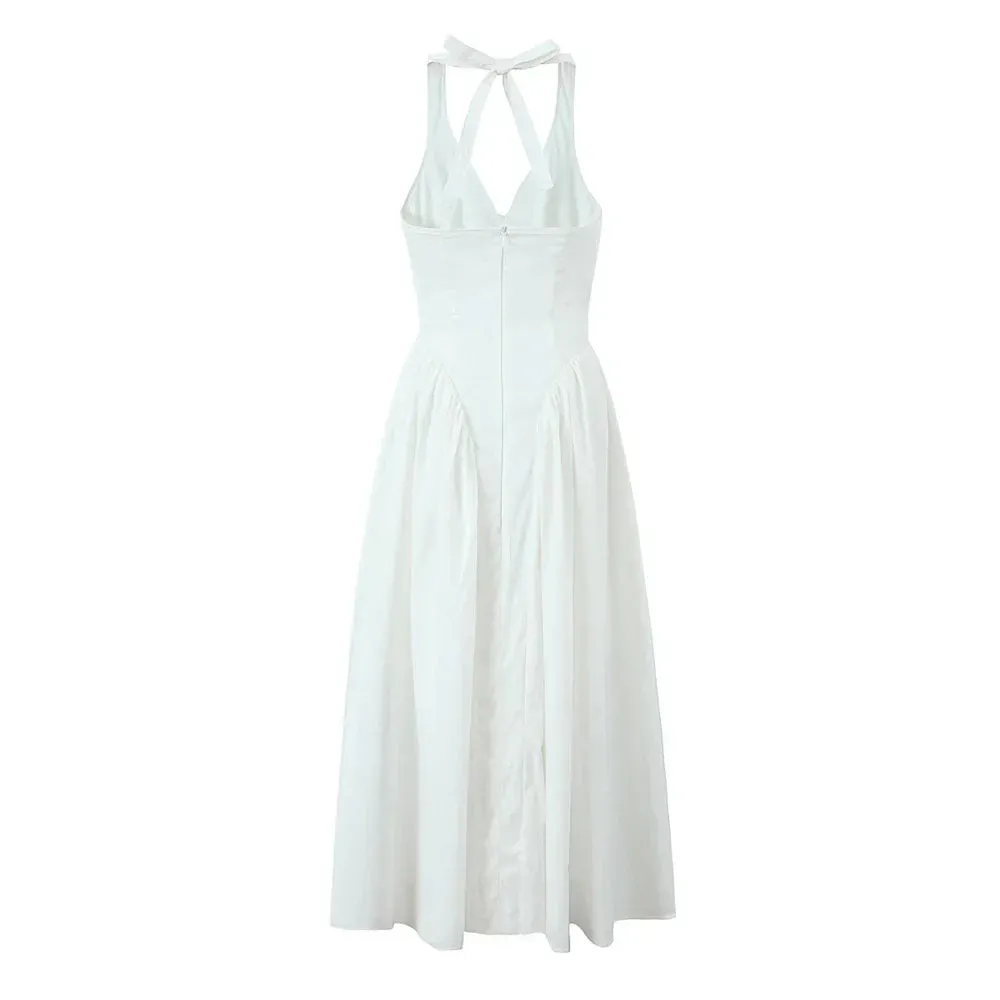 Halter Dress Perfect for Garden Weddings