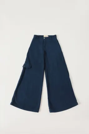 HANDWOVEN FLARED PANTS