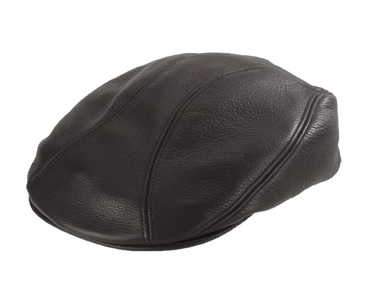 Henschel Hat Company | Lacombe Premium Leather Driver Cap