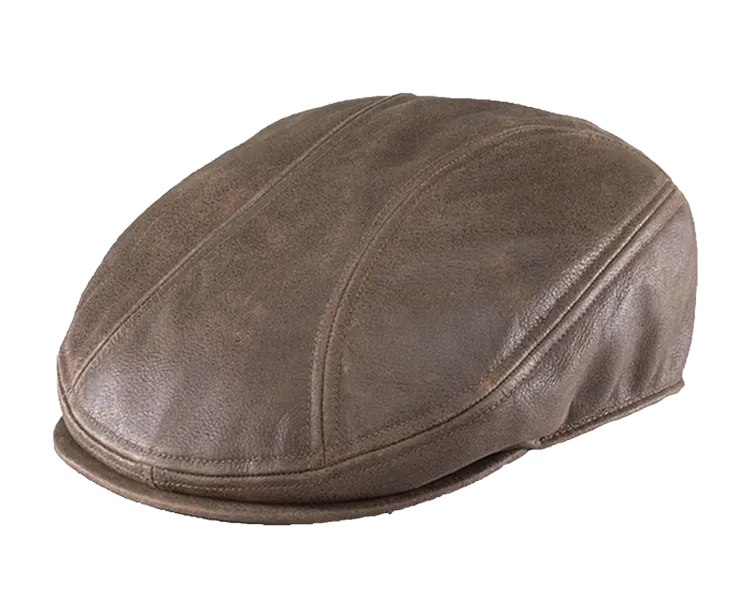 Henschel Hat Company | Lacombe Premium Leather Driver Cap