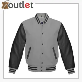 High Quality Leather Varsity Jacket for Men