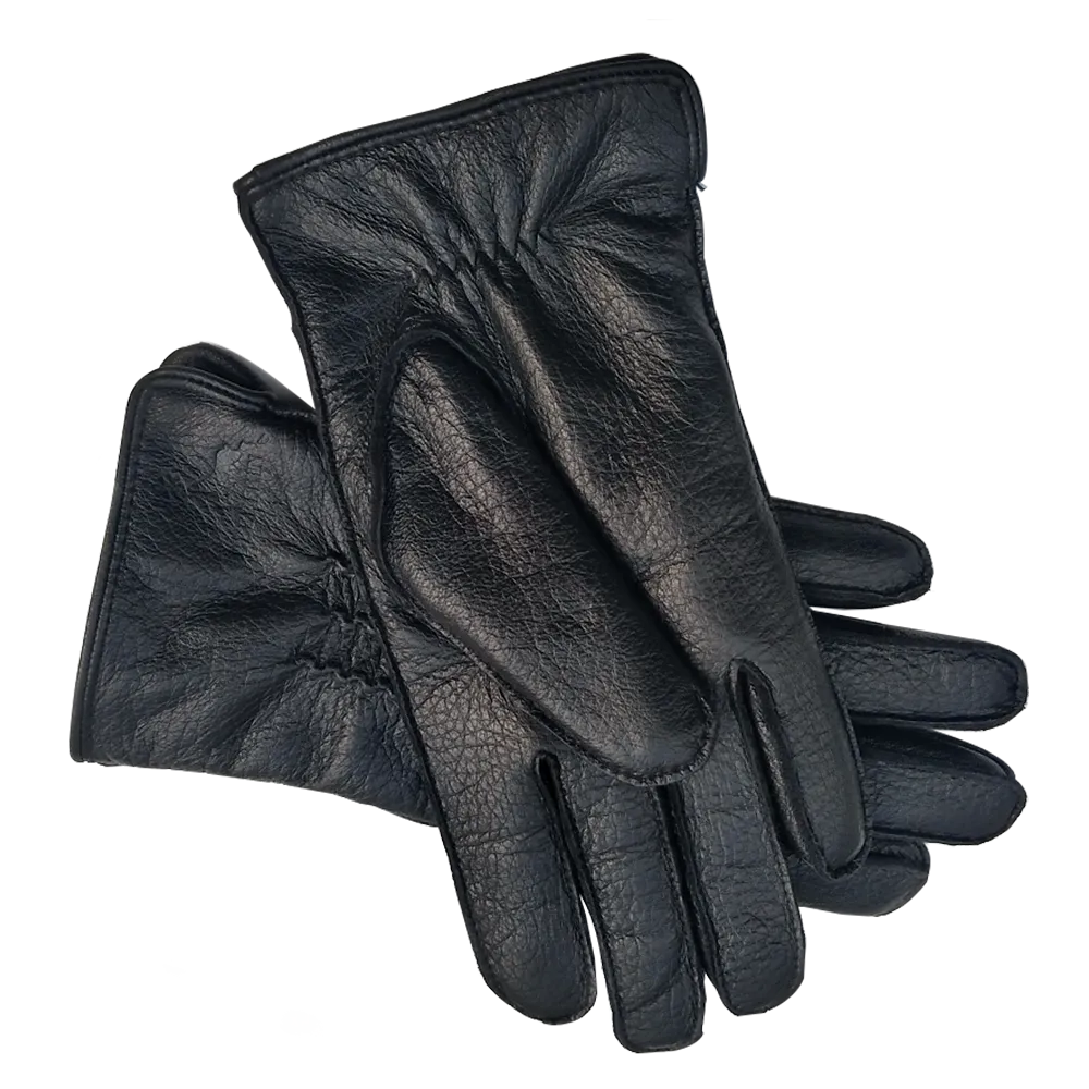 HighShine Men's Cashmere Lined Winter Warm Deerskin Gloves