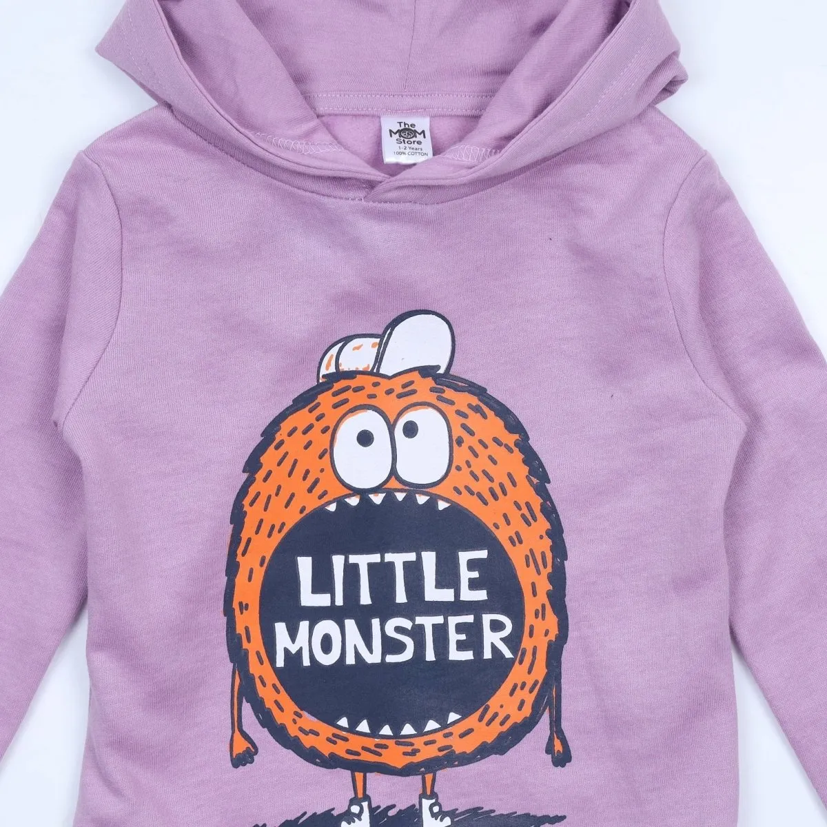 Hooded Sweatshirt Combo of 2-Little Monster-Owlsome