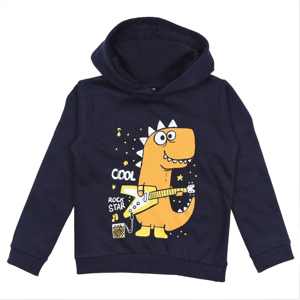 Hooded Sweatshirt Combo of 2-Rockstar Dino-Little Monster