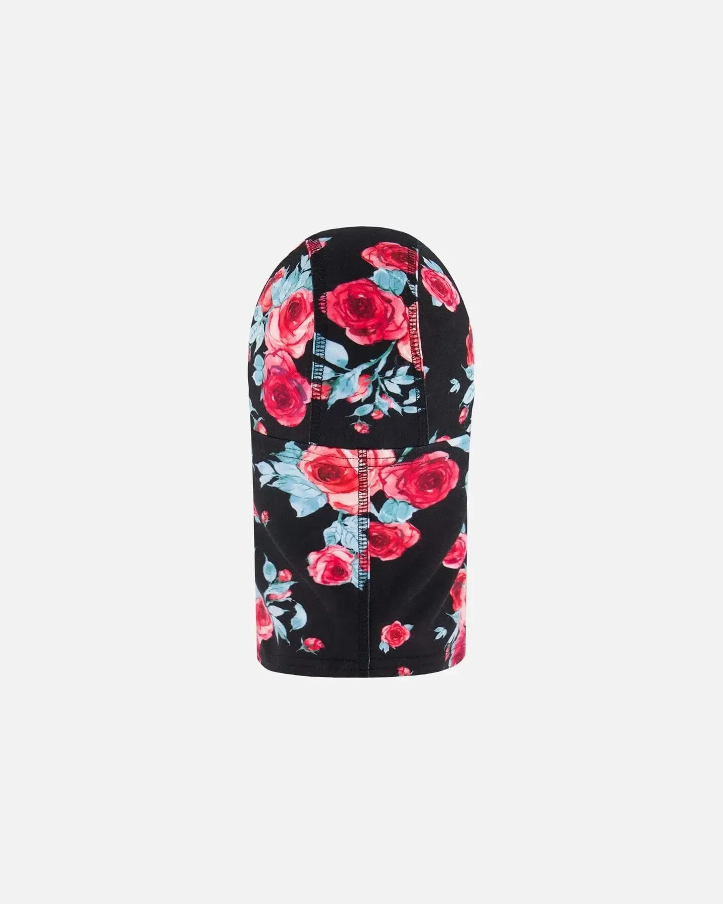 Jersey Balaclava Black Printed Roses