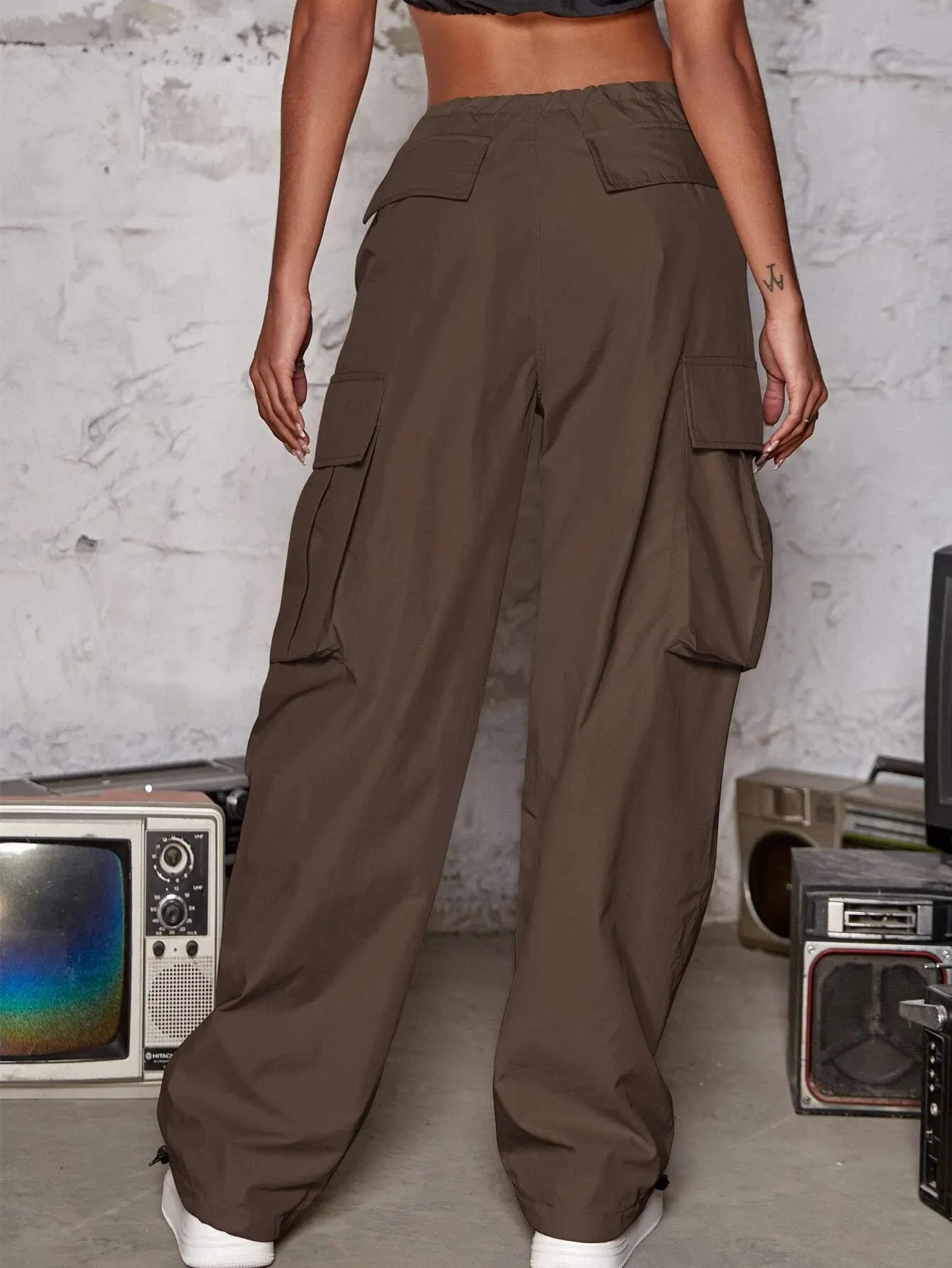 Journey Ready Drawstring Cargo Trousers