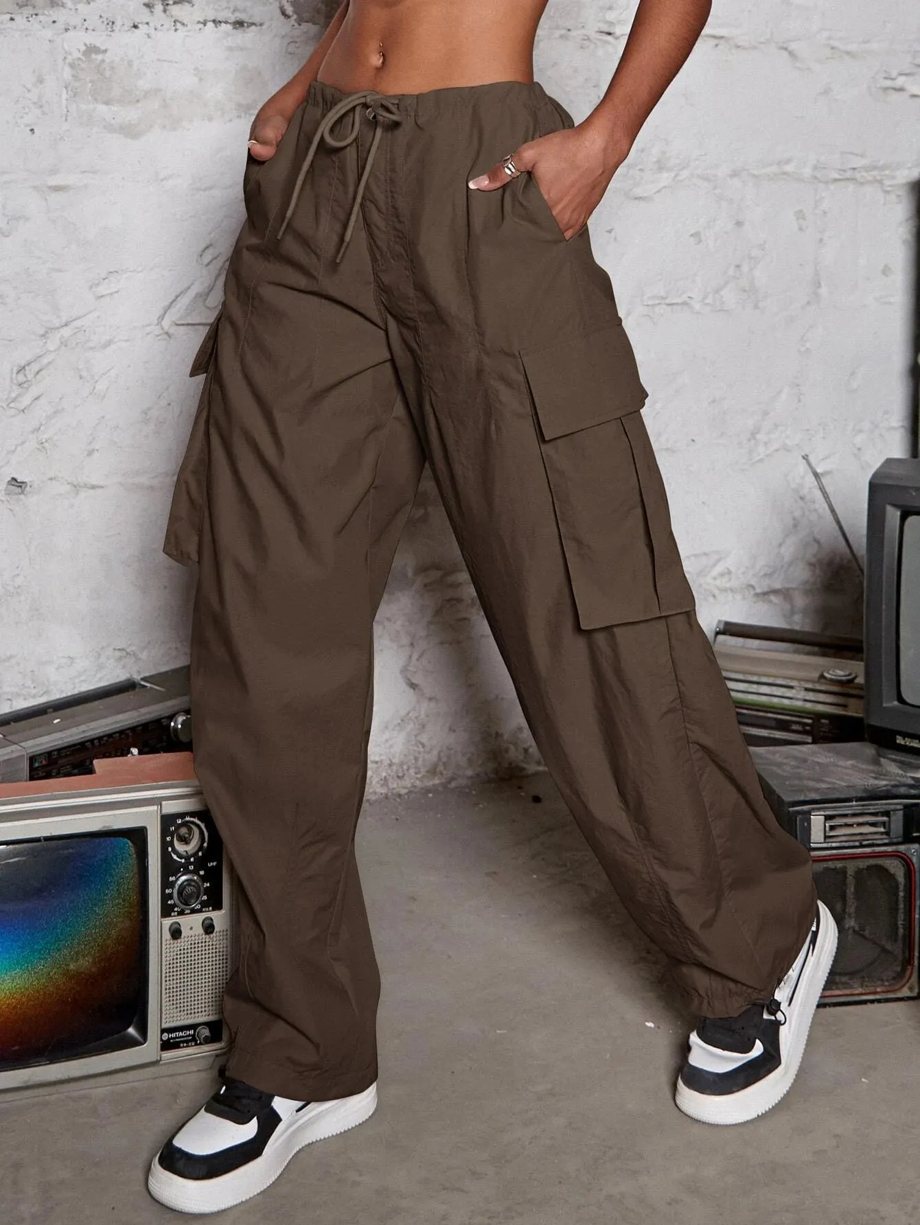 Journey Ready Drawstring Cargo Trousers