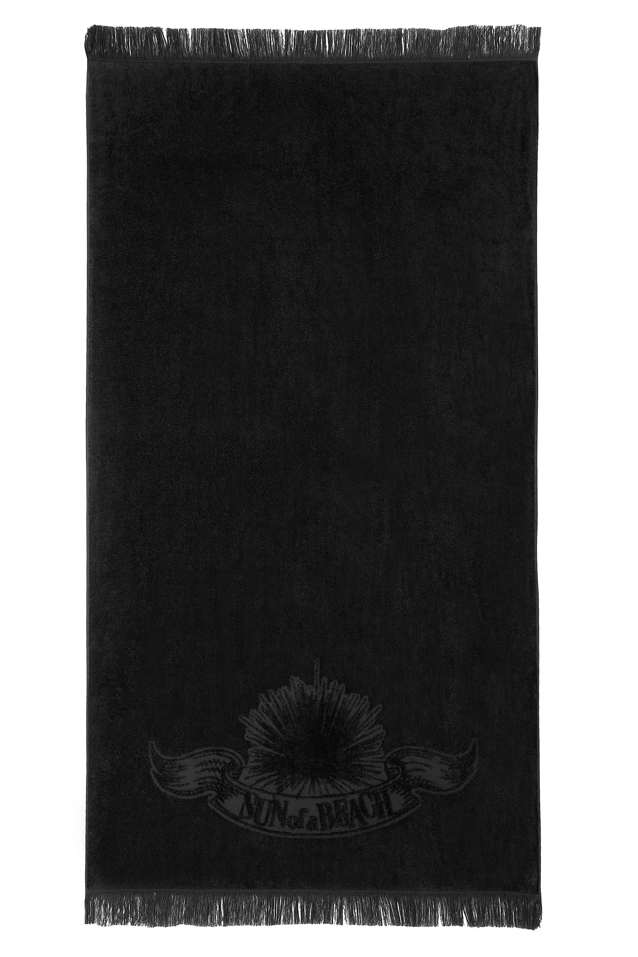 Just Black | Kids' Monochrome Beach Towel