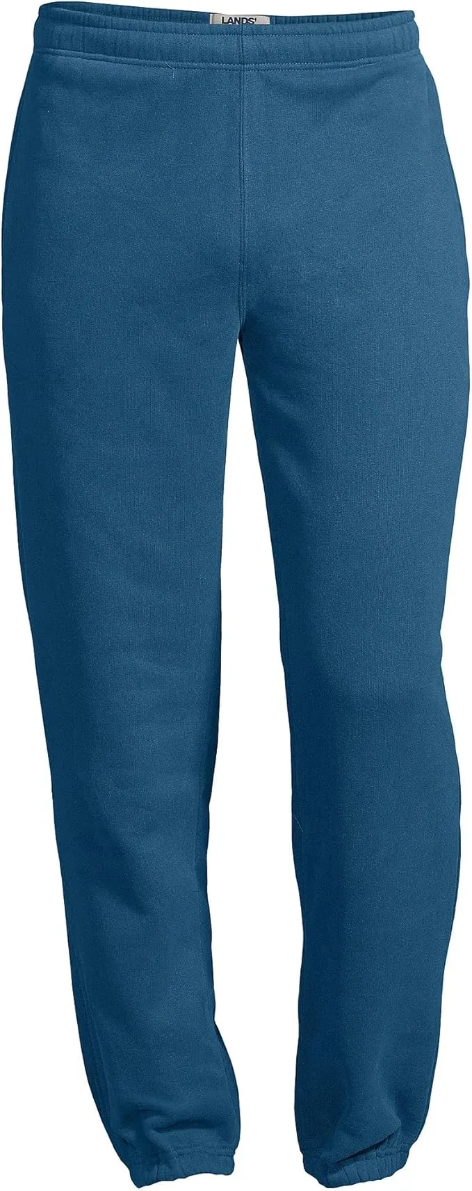 Lands' End Mens Serious Sweat Pants Evening Blue