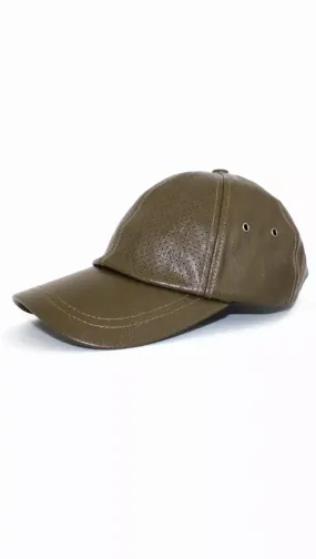 Leather Baseball Cap