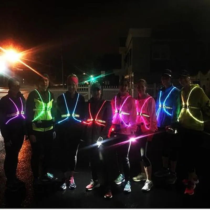 LED Reflective Safety Vest