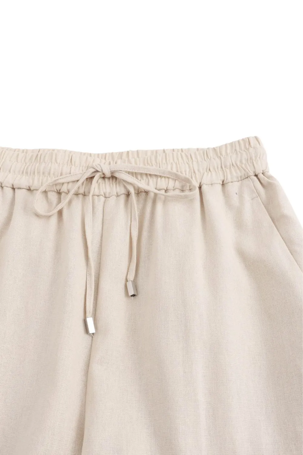 ‘Lily ‘ Simple Casual Linen Straight Leg Pants（4 Colors）