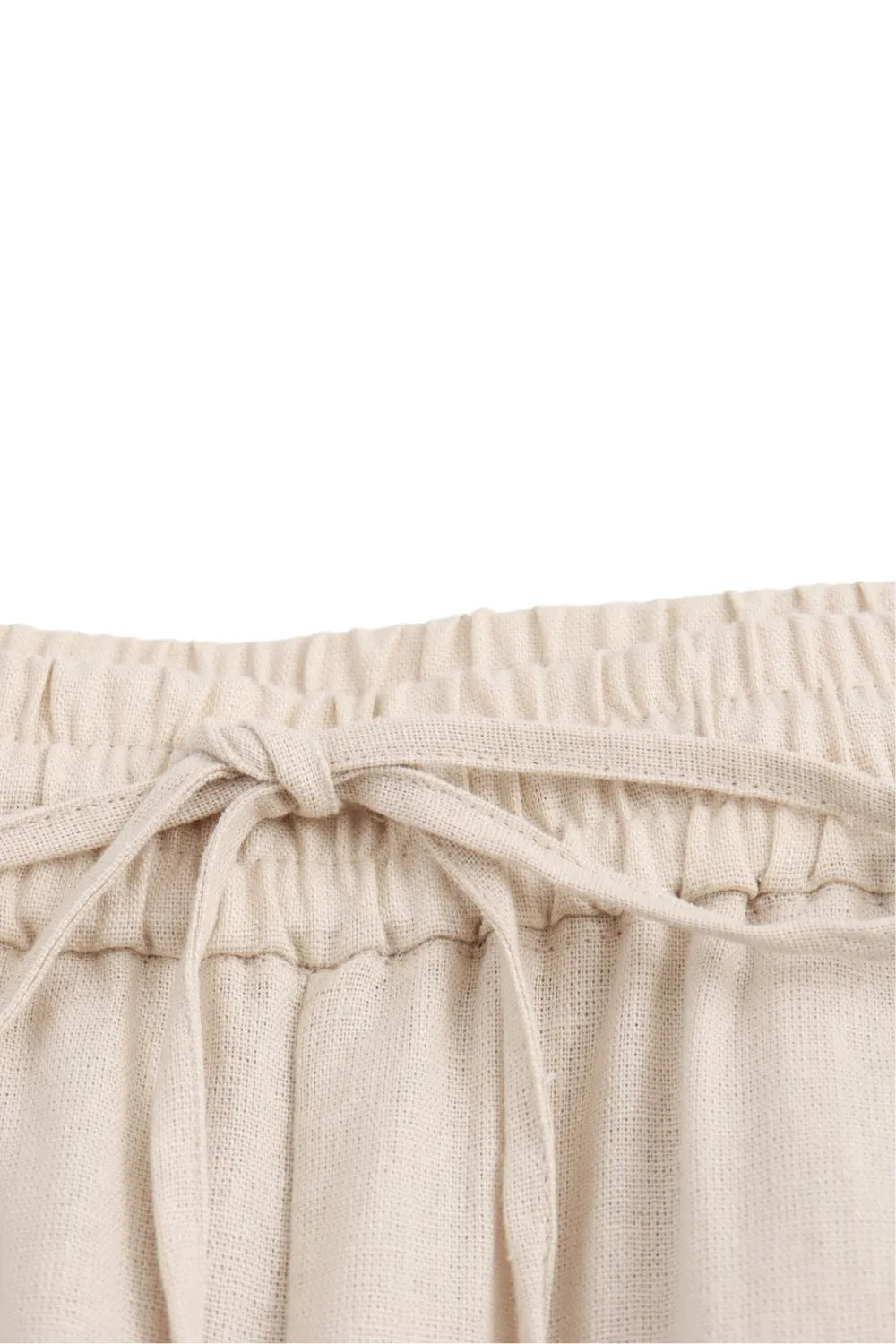 ‘Lily ‘ Simple Casual Linen Straight Leg Pants（4 Colors）