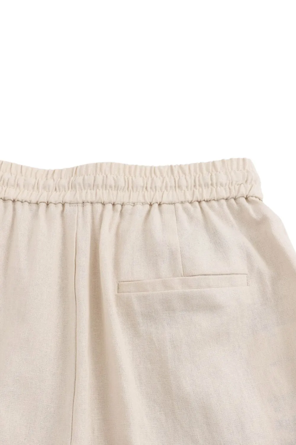 ‘Lily ‘ Simple Casual Linen Straight Leg Pants（4 Colors）