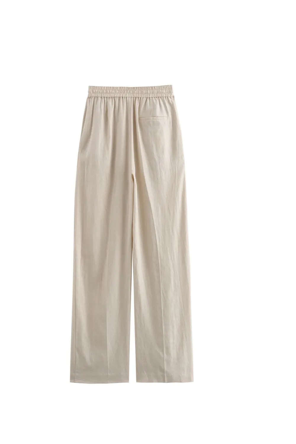 ‘Lily ‘ Simple Casual Linen Straight Leg Pants（4 Colors）