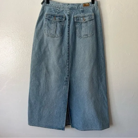 Liz Claiborne Denim Midi Skirt