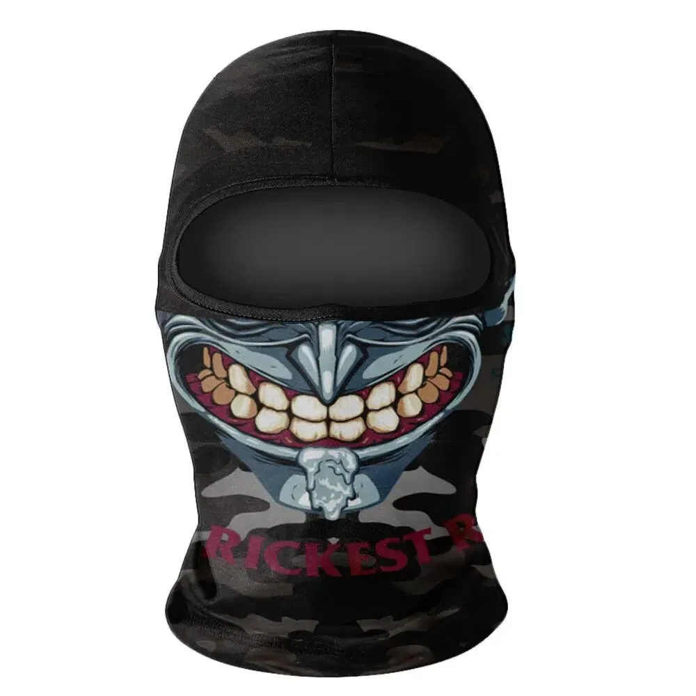 Lizard Vigilante Motorcycles Balaclava Mask - Ghost Face War Game Skeleton Riding Outdoor Headwear