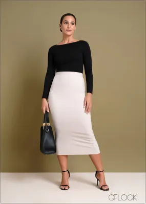 Long Pencil Skirt - 240424