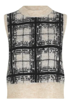 Louisa Knit Vest - Black