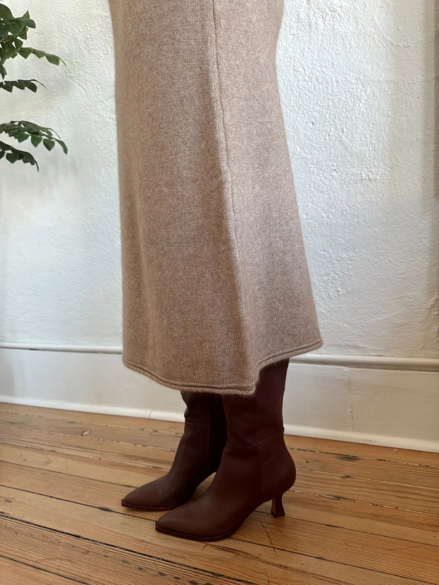 Maeva Sweater Maxi - Taupe