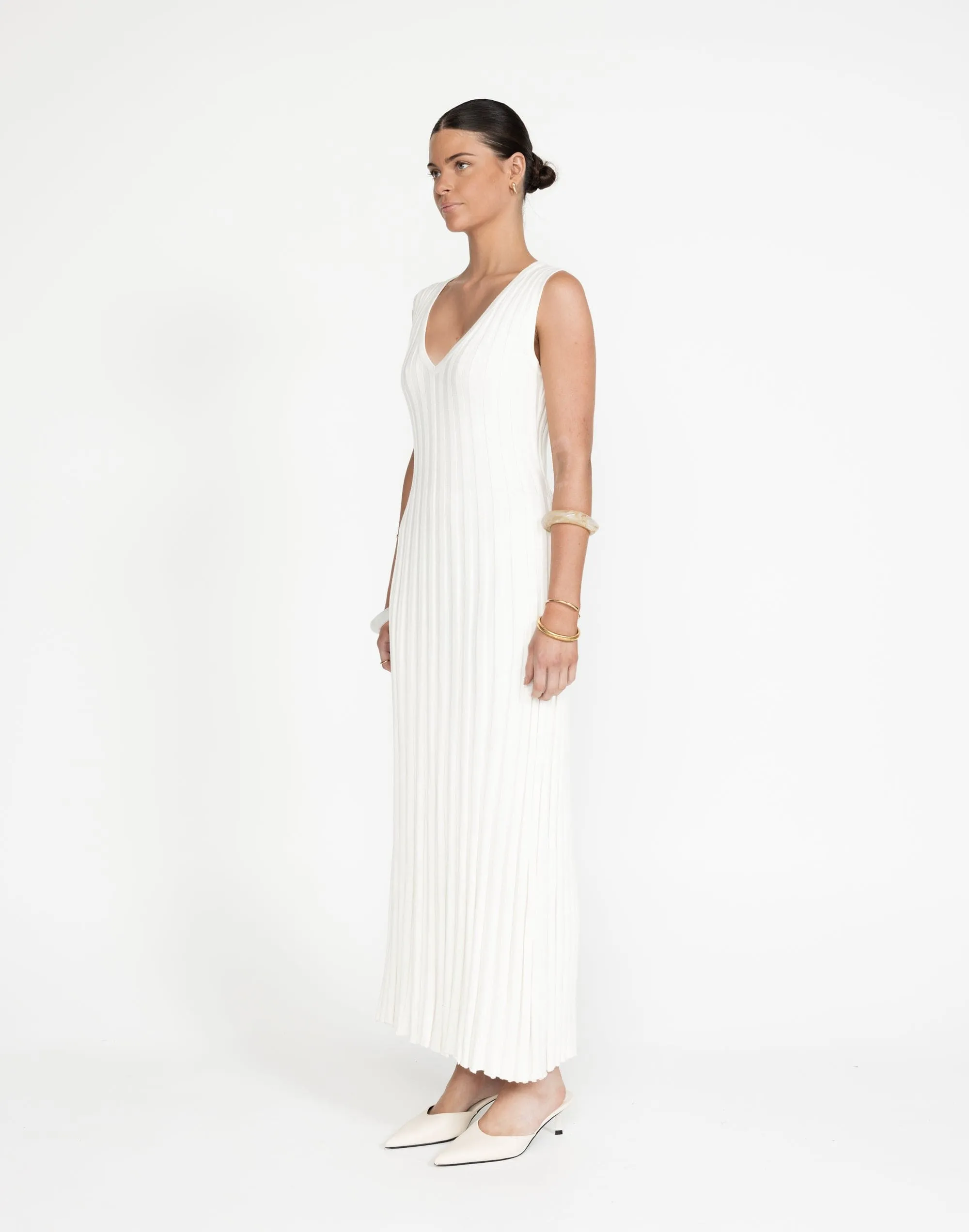 Mariposa Maxi Dress (Oat)