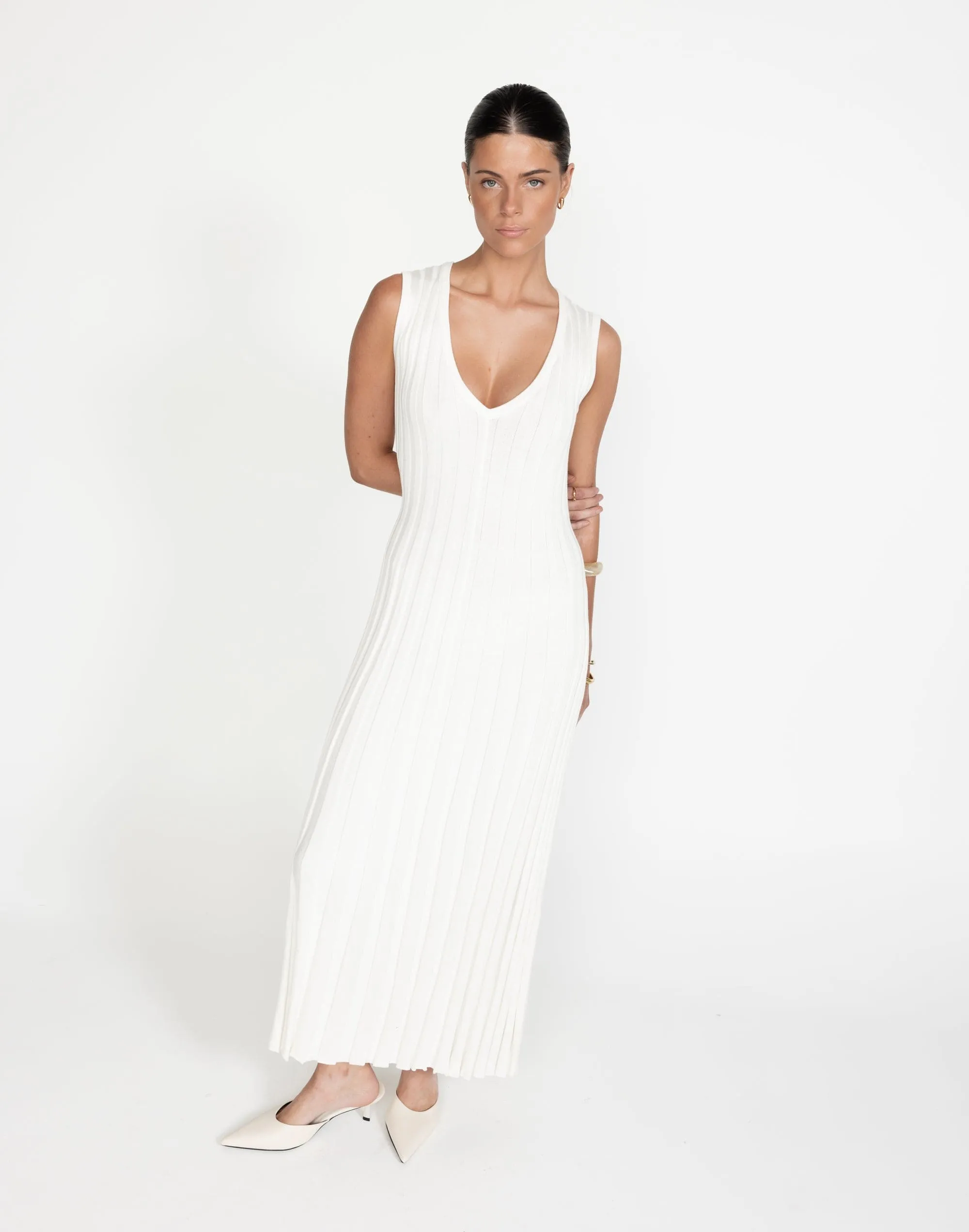 Mariposa Maxi Dress (Oat)