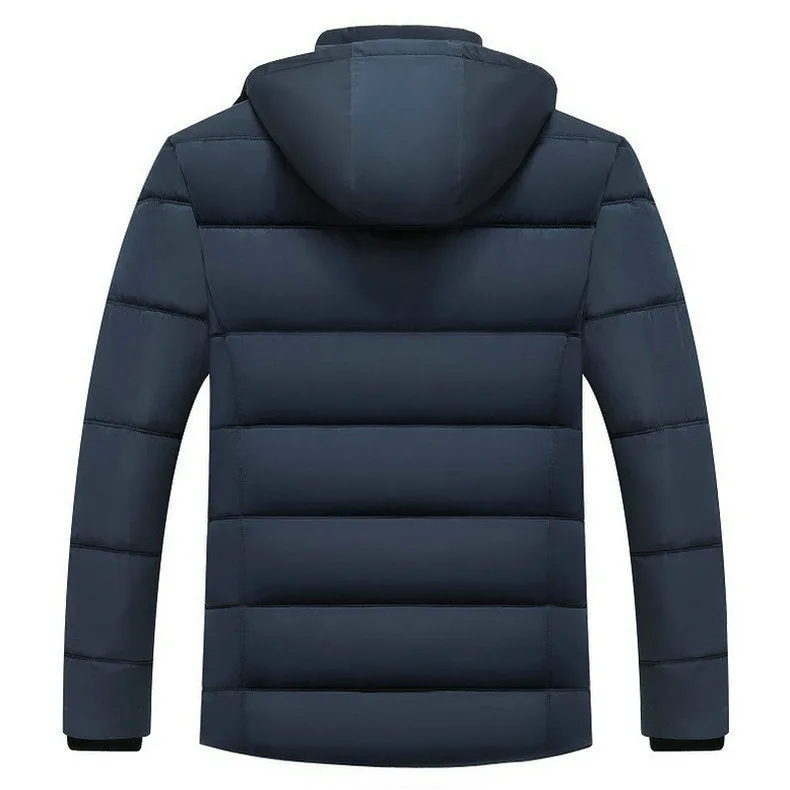 Men -20 Degree Thicken Warm Men Parkas Hooded  Jackets