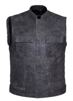 Mens Club Vest Grey