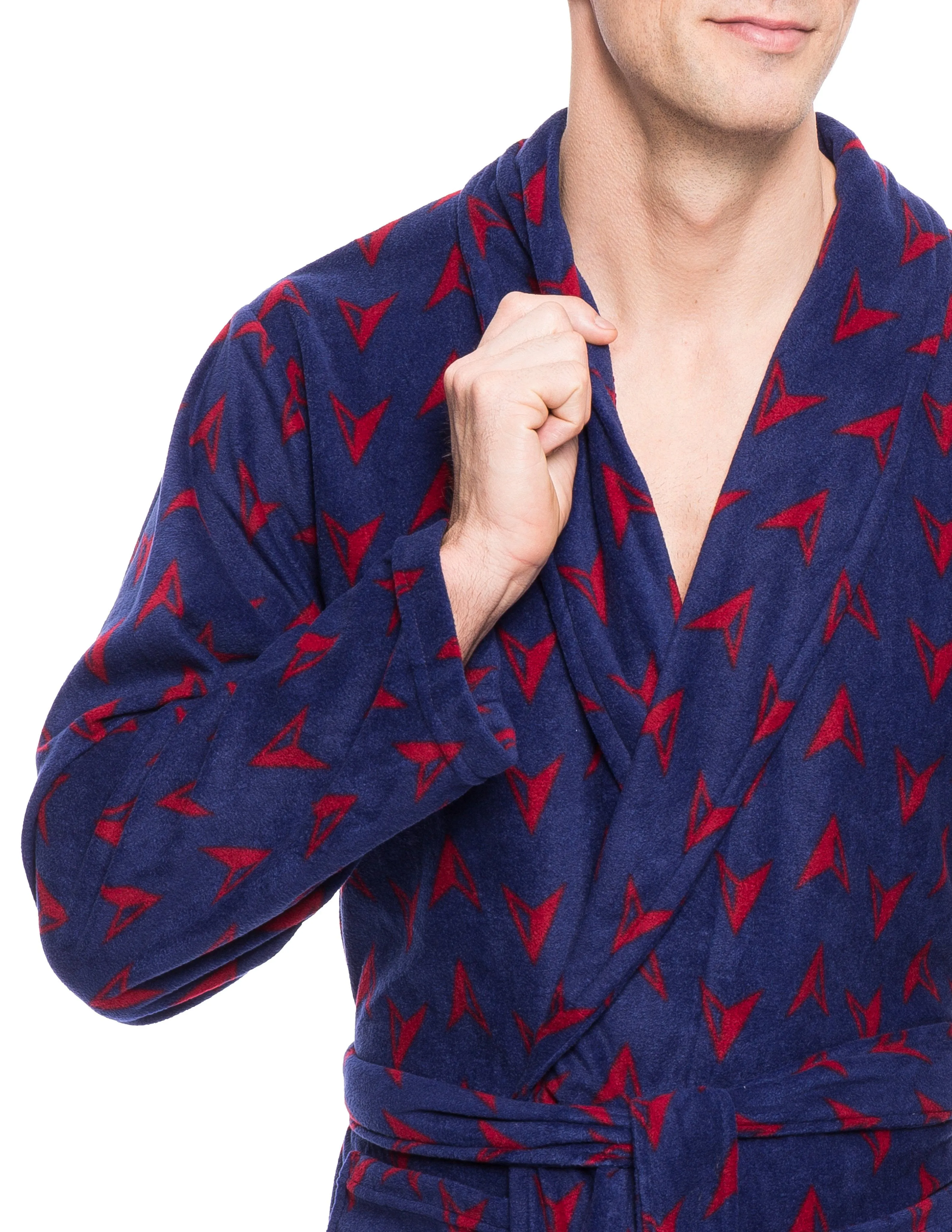 Men's Premium Microfleece Long Robe