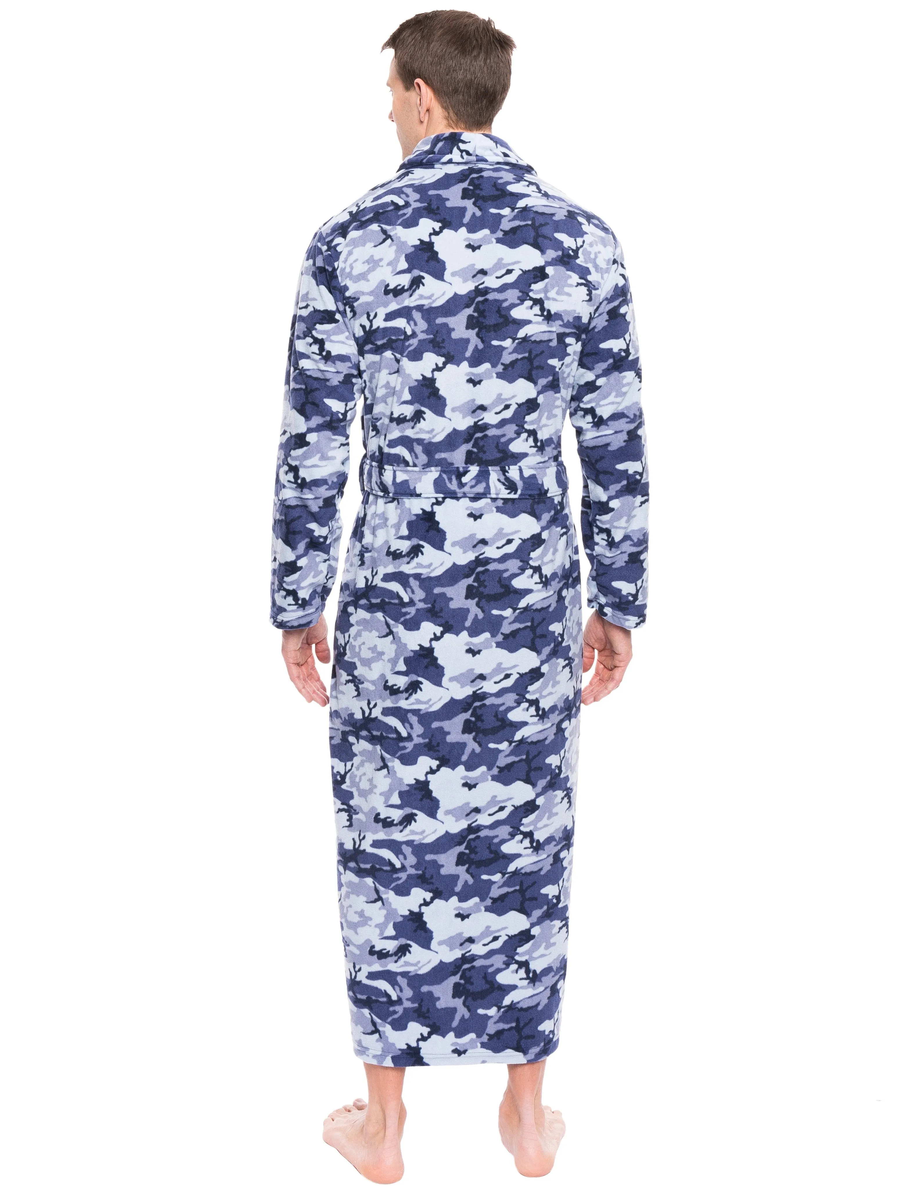 Men's Premium Microfleece Long Robe