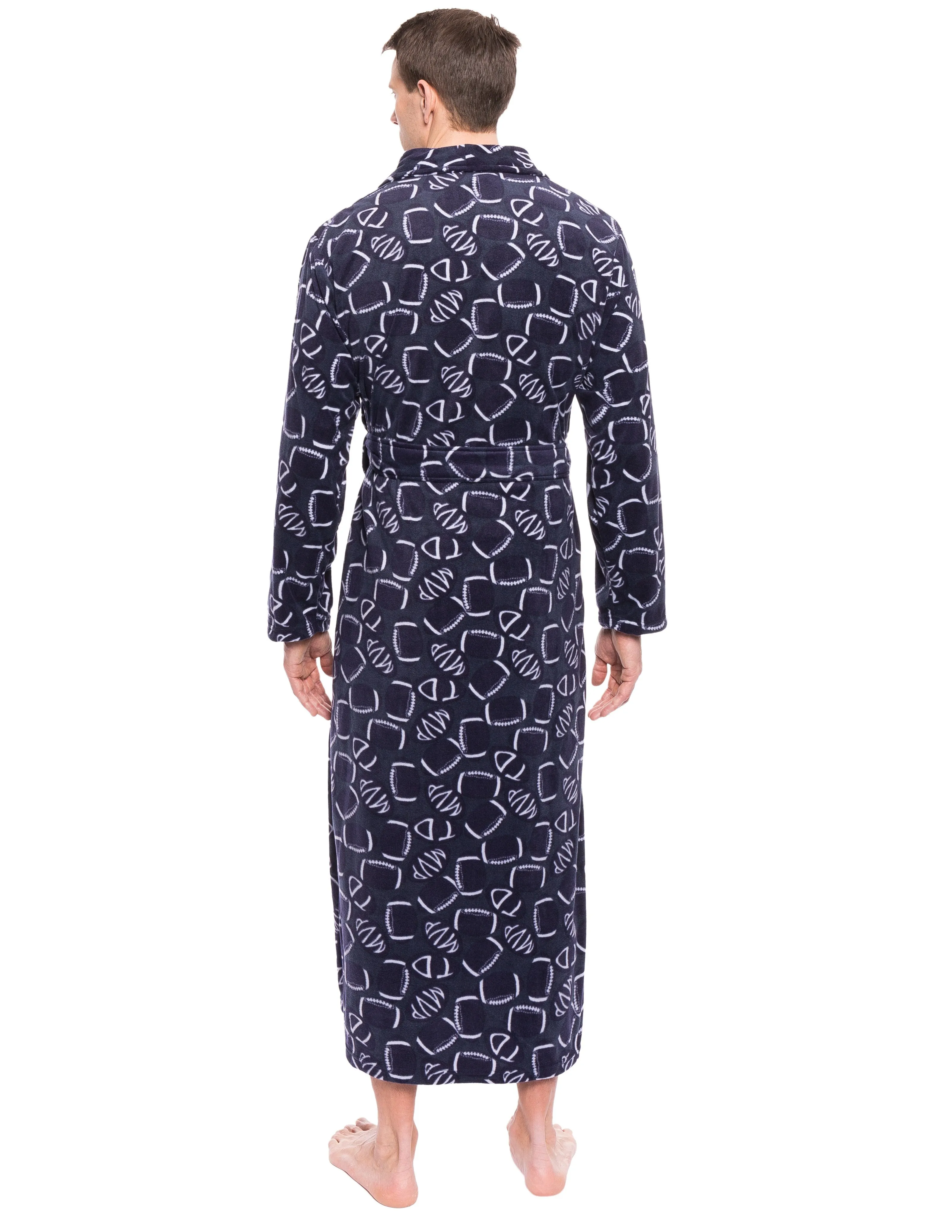 Men's Premium Microfleece Long Robe