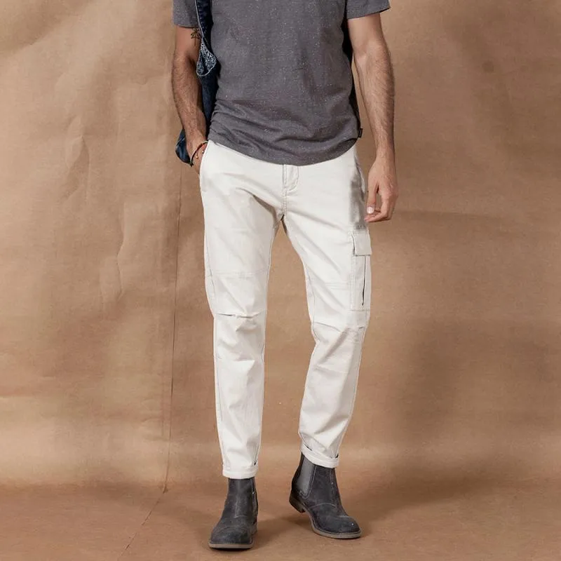 Men's Straight Cargo Pants | Plus Size