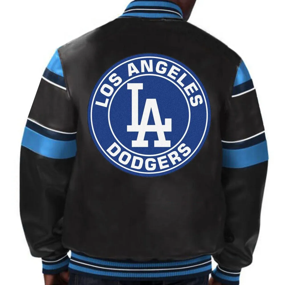 MLB Los Angeles Dodgers Leather Jacket For Men and Women