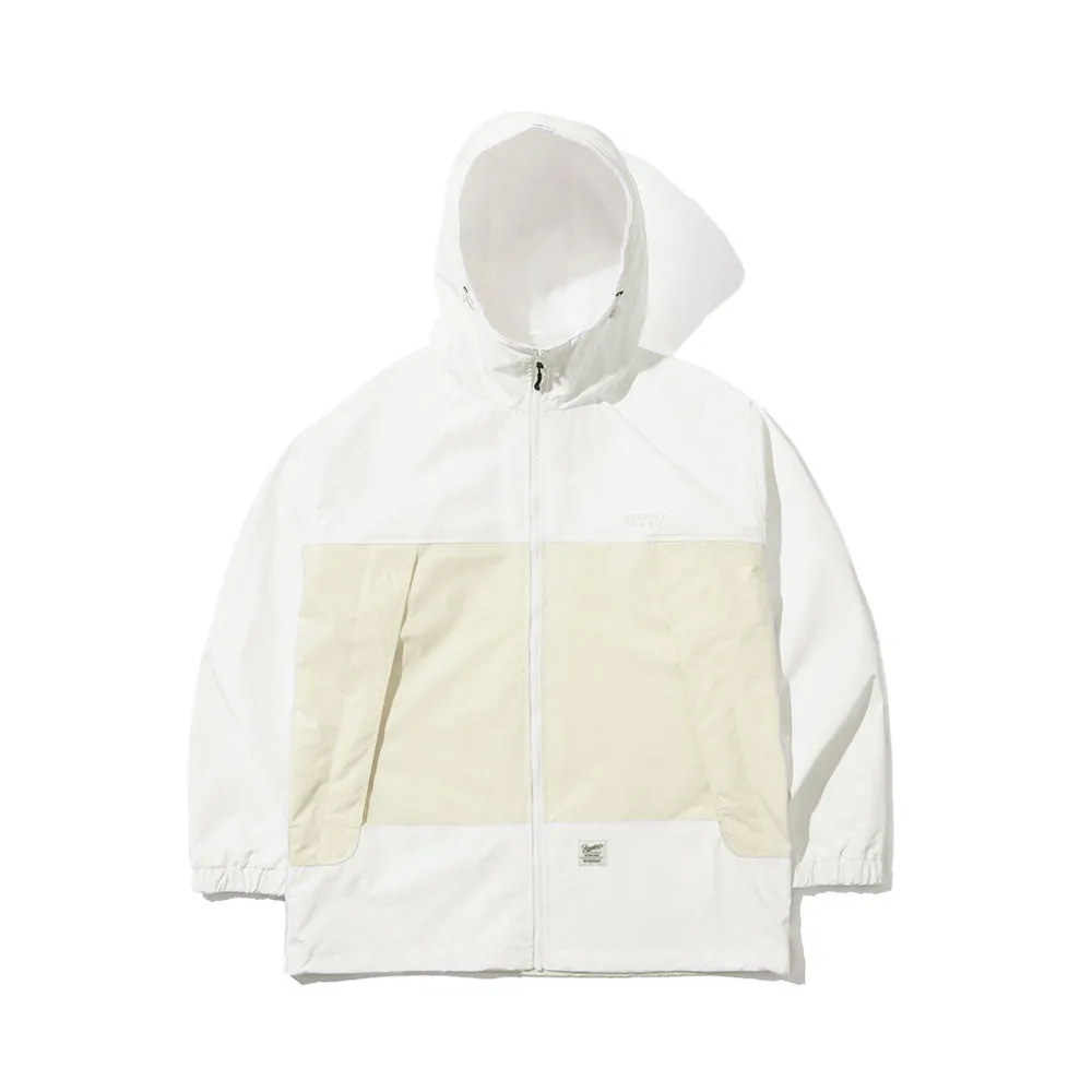 MMM HF WINDBREAKER HOODED JACKET WHITE