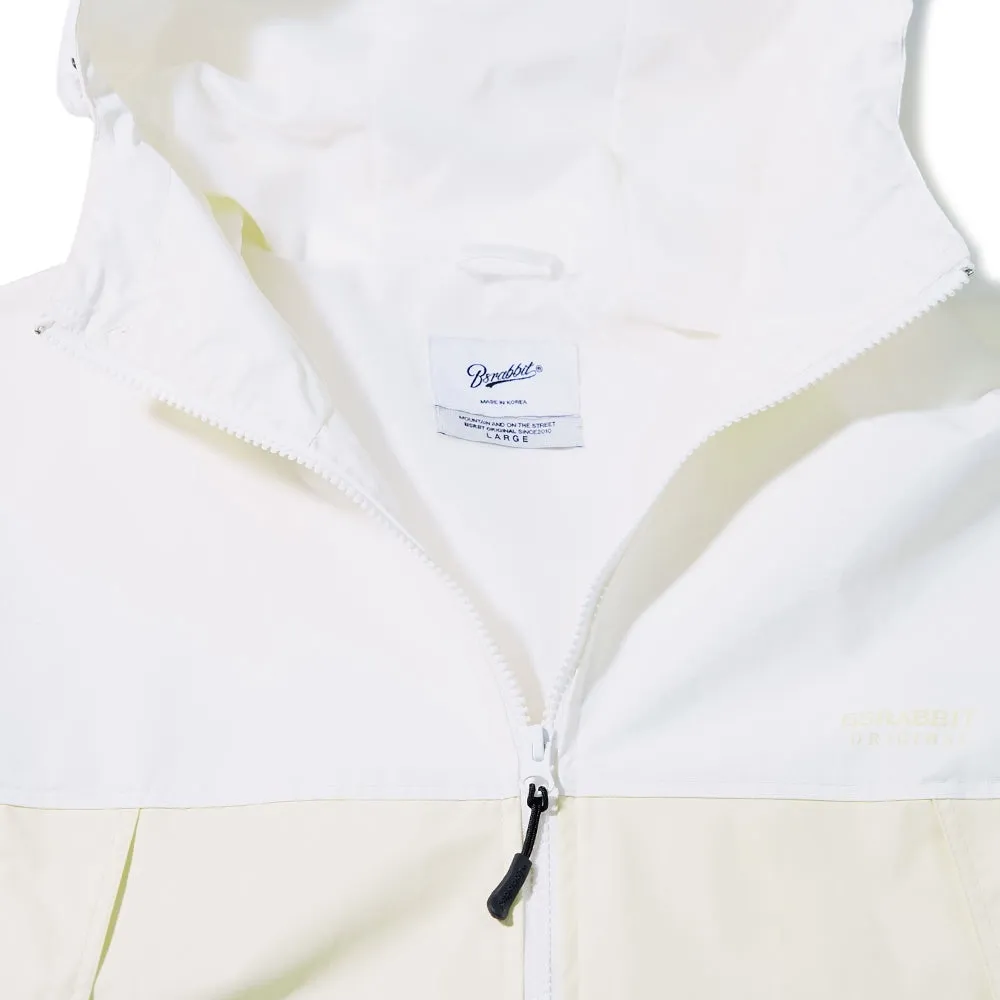 MMM HF WINDBREAKER HOODED JACKET WHITE