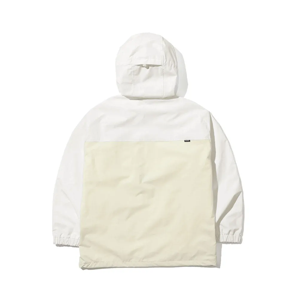 MMM HF WINDBREAKER HOODED JACKET WHITE