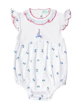 Nautical Girl Bubble Romper