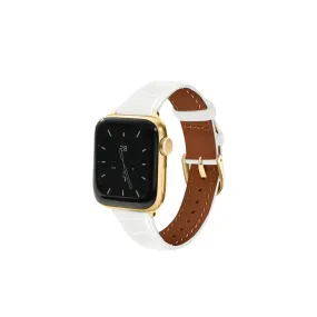 NEW! White Patent Leather Band for the Apple Watch