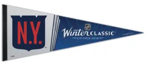 New York Rangers WINTER CLASSIC 2018 Premium Felt Commemorative Pennant - Wincraft Inc.