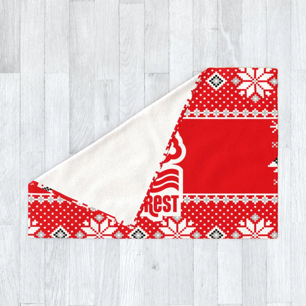 Nottingham Forest Winter Fleece Blanket