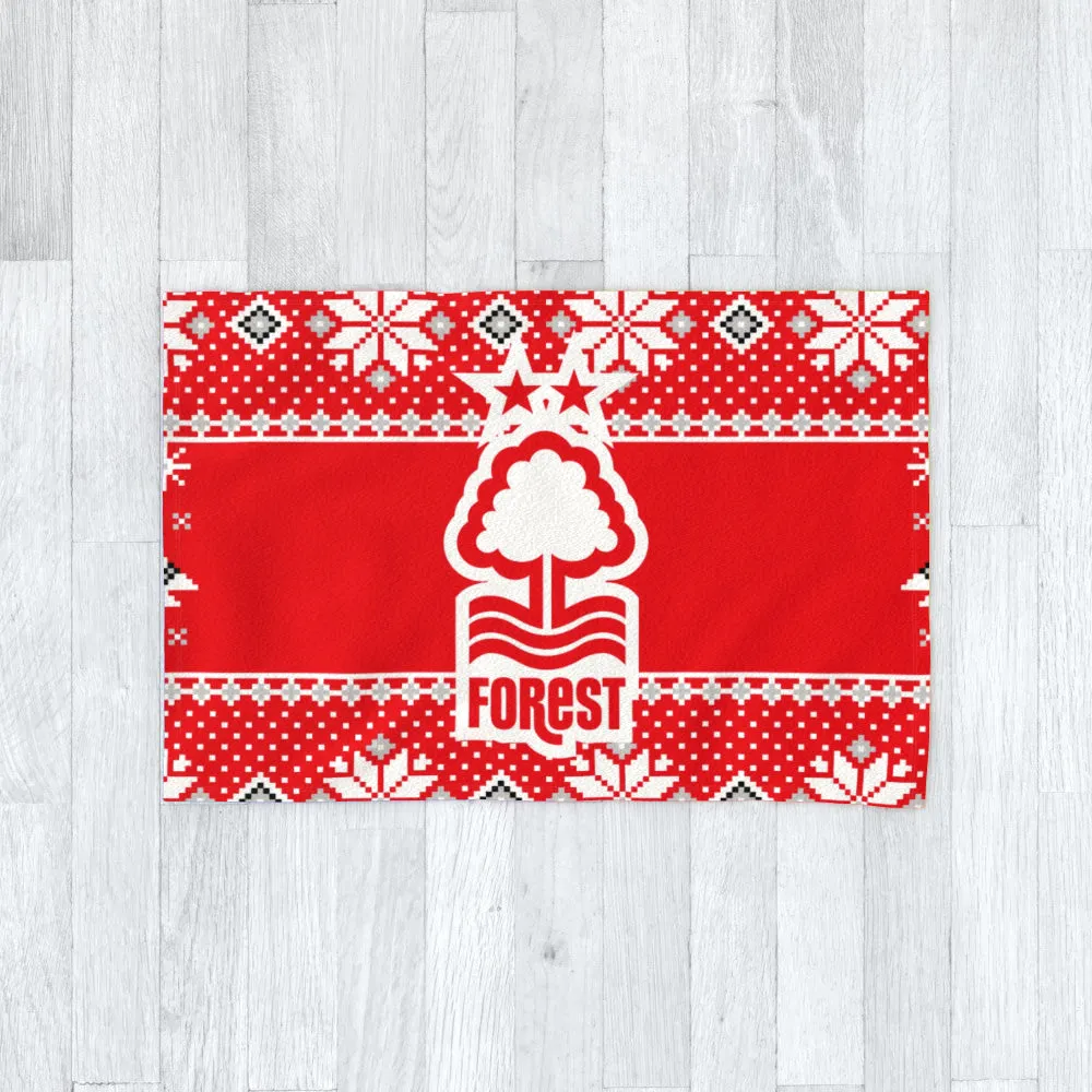 Nottingham Forest Winter Fleece Blanket