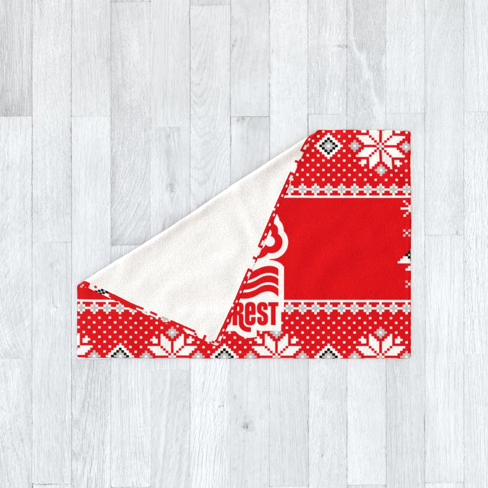 Nottingham Forest Winter Fleece Blanket