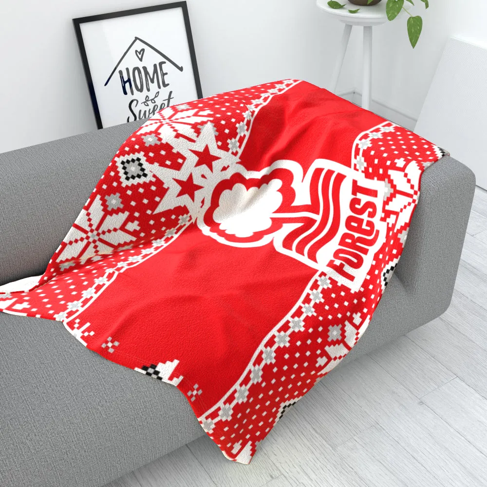 Nottingham Forest Winter Fleece Blanket